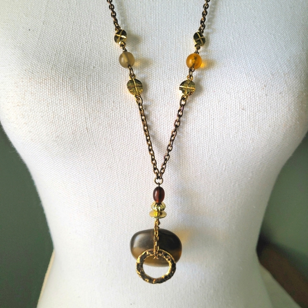 Vintage Set of Necklace and Earrings